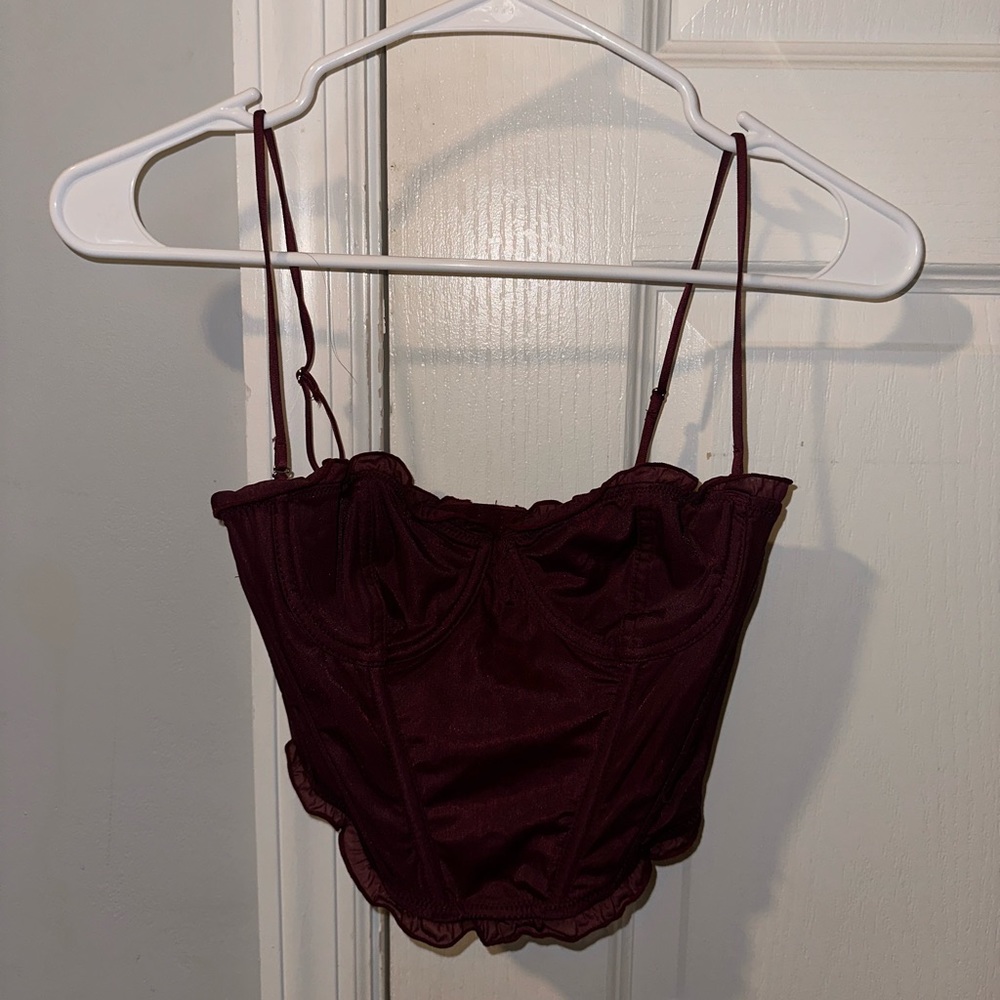 Urban Outfitters cropped corset, size S